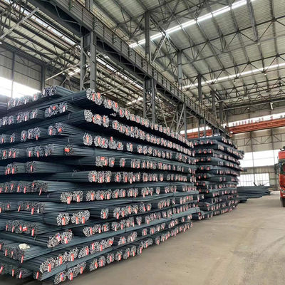 6mm-30mm গরম ঘূর্ণিত হালকা ইস্পাত রিবার HRB335 HRB400 HRB500 বিল্ডিং জন্য